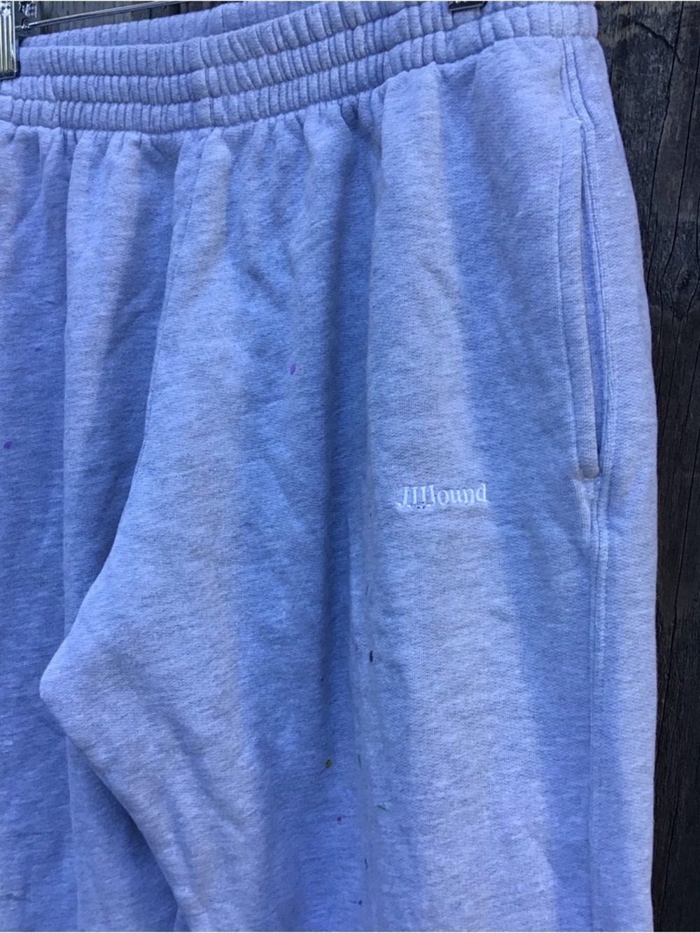 JJJJound Sweatpants Mens Large Grey Made In Usa Minimal Logo Joggers Streetwear